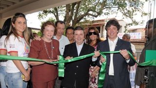 Cerimônia de inauguração do Centro Viva Vida de Referência Secundária Zilda Arns, em Teófilo Otoni
