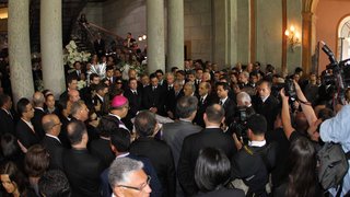 Celebração religiosa realizada pelo arcebispo de BH, Dom Walmor Oliveira 