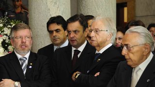 Marco Maia, Domingos Sávio, Aécio Neves, Itamar Franco e Francelino Pereira