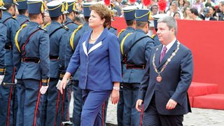 Presidente Dilma Rousseff e o governador Antonio Anastasia