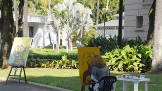 Ao todo, 40 artistas participaram do evento nos jardins do Palácio