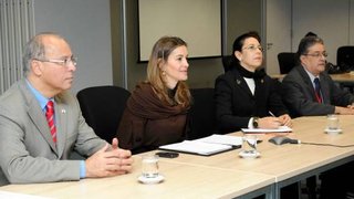 Gil Pereira, Renata Vilhena, Maria Coeli Simões e Gilberto José dos Santos