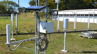 Nova estação meteorológica eletrônica da Unimontes, no campus-sede
