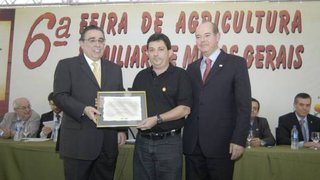 Vice-governador, Fernando e secretário de Agricultura, Elmiro Nascimento