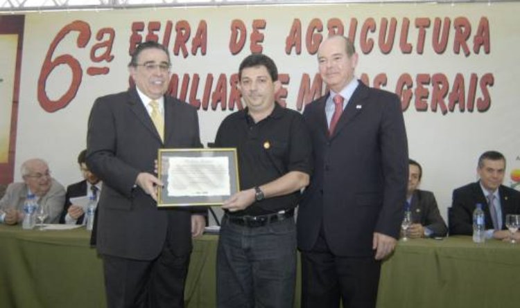 Vice-governador, Fernando e secretário de Agricultura, Elmiro Nascimento