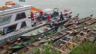 As atividades mobilizaram as comunidades ribeirinhas e suas embarcações