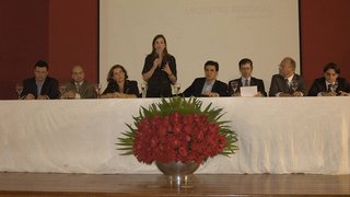 A secretária Renata Vilhena abriu o Encontro Regional de Montes Claros