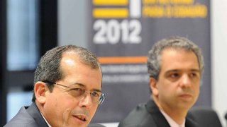 Subsecretário de Estado da Receita Estadual, Gilberto Ramos, durante evento