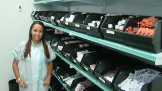 Aline destaca as melhores condições de armazenagem dos medicamentos