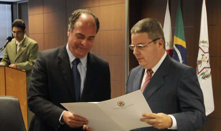 Ministro Fernando Bezerra e governador Antonio Anastasia