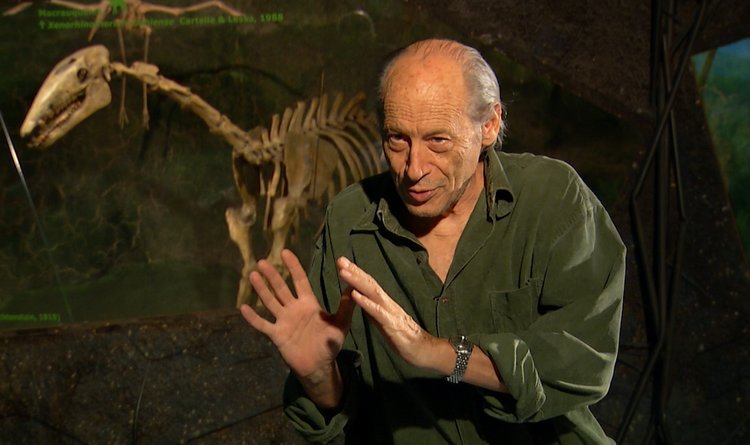 Cástor Cartelle, paleontólogo dá depoimentos à série
