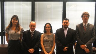 Margareth Travessoni, Plínio Salgado, Mônica Aragão, Juliano Fisicaro e Eduardo Fernandino, da CGE