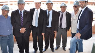 Secretário Sergio Barroso acompanha vereadores em visita às obras do Mineirão