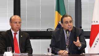 Secretário Gil Pereira e o vice-governador Alberto Pinto Coelho