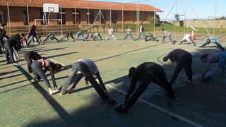 Estudantes da zona rural têm oportunidade de praticar esportes e interagir entre si