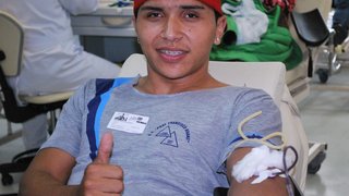 Alunos da rede pública estadual fazem doações no Dia Mundial do Doador de Sangue