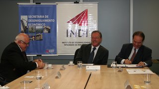 Presidente da Pif-Paf, Avelino Costa (esq), destacou a parceria com o Governo de Minas