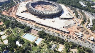Imagens aéreas mostram estágio avançado das obras do Mineirão
