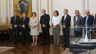 Célia Barroso participou da cerimônia na Arquidiocese de BH