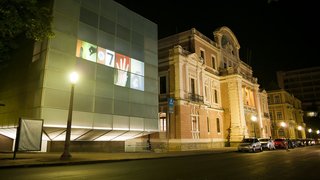 Fachada digital do prédio do museu é destaque no Circuito Cultural da Praça da Liberdade