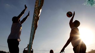 Campeonato de vôlei de praia na Cidade Administrativa
