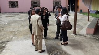 Terminada a visita ao Centro de Referência, o grupo foi conhecer a Apac de Santa Luzia