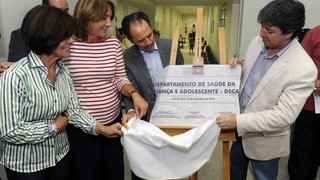Ainda em Juiz de Fora, Antônio Jorge visitou as novas instalações do DSCA e da UBS