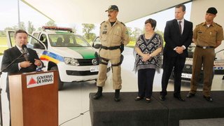 Governador Anastasia faz a entrega de 109 novas viaturas à Polícia Militar de Minas Gerais