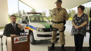 Governador Anastasia faz a entrega de 109 novas viaturas à Polícia Militar de Minas Gerais