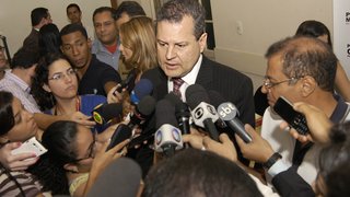  secretário de Estado de Defesa Social, Rômulo de Carvalho Ferraz, concede entrevista