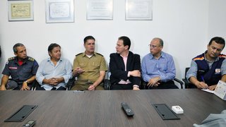 Coronel Martins durante entrevista coletiva em Montes Claros