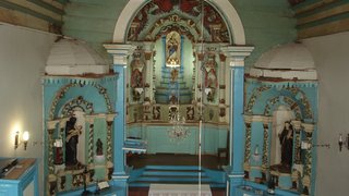 Elementos artísticos integrados da Igreja de Nossa Senhora do Rosário, em Minas Novas