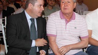 Governador Antonio Anastasia e o prefeito de Manaus, Artur Neto.