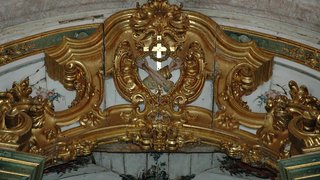 Coroamento do Retábulo-mor da Igreja de São Francisco, construída pela Ordem Terceira em Mariana