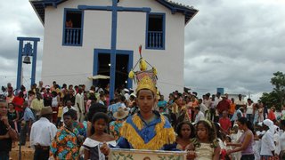 Festa organizada pela irmandade de Nossa Senhora do Rosário dos Homens Pretos de Chapada do Norte