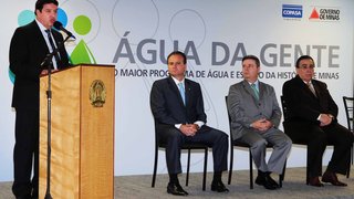 Governo de Minas lança “Água da Gente”, o maior programa de água e esgoto da história do Estado