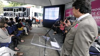 O secretário Antônio Jorge de Souza Marques destacou a importância dos novos caminhões