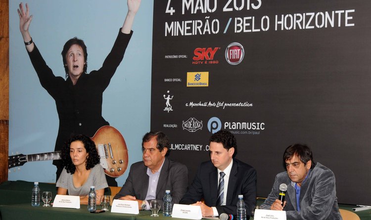 Tiago Lacerda participou de coletiva sobre o show de Paul McCartney no Mineirão