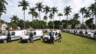 Foram entregues 26 viaturas e cinco ambulâncias a 16 unidades prisionais de Minas