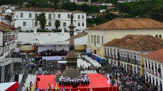 Homenagens a Tiradentes foram executadas durante cerimônia neste domingo