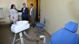 Governador visitou as instalações do Presídio Dr. Nelson Pires em Oliveira