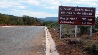 Será pavimentado trecho de 28 quilômetros entre os municípios de Riacho dos Machados e Porteirinha