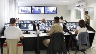 A central de monitoramento das câmeras vai funcionar no 16º Batalhão da Polícia Militar