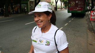 A enfermeira Geny Rocha foi voluntária na ação