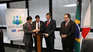 Carlin Moura, Ricardo Simões, Délio Malhaeiros e Alberto Pinto Coelho
