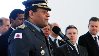 Comandante-geral do Corpo de Bombeiros Militar, coronel Sílvio Antônio de Melo