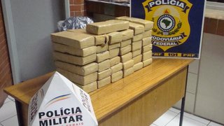 Durante a operação, a Polícia apreendeu grande quantidade de maconha, em Pouso Alegre, Sul de Minas