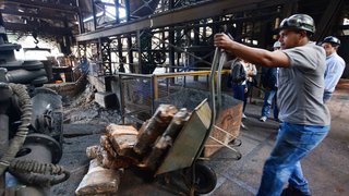A destruição da carga ocorreu em uma indústria siderúrgica, localizada em Itabirito