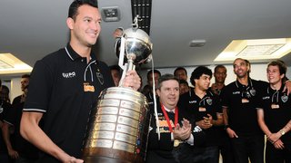 Jogadores do Atlético receberam homenagem do Governo de Minas pelo título da Libertadores