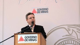 Governador em seu pronunciamento no Dia do Estado de Minas Gerais